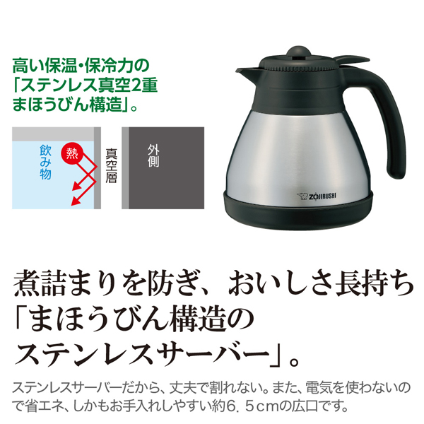 コーヒーメーカー 珈琲通 カップ4杯分 ブラック