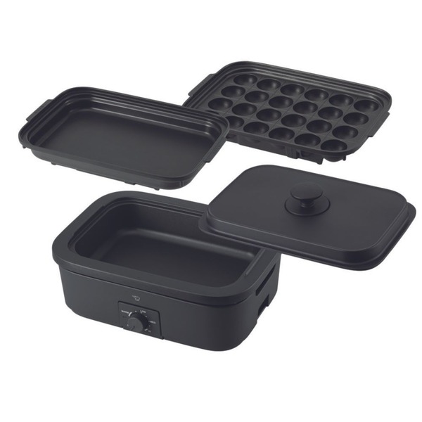 デイリーコンパクトプレート ブラック 3枚タイプ