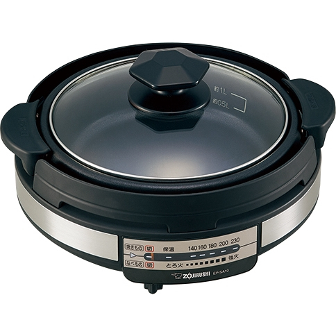 コンパクトグリルなべ ブラック