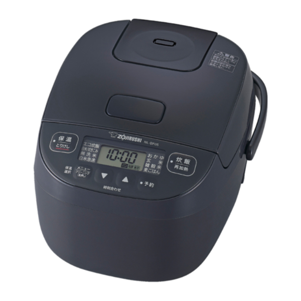 小容量マイコン炊飯ジャー 3合炊き ソフトブラック