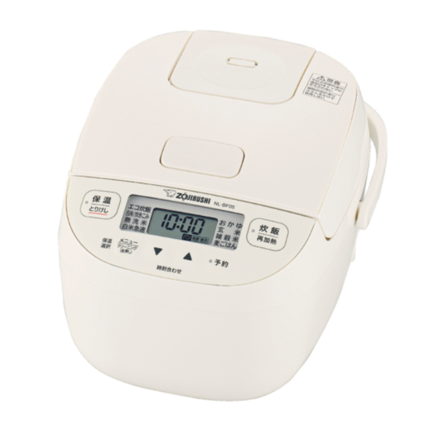 小容量マイコン炊飯ジャー 3合炊き ソフトホワイト