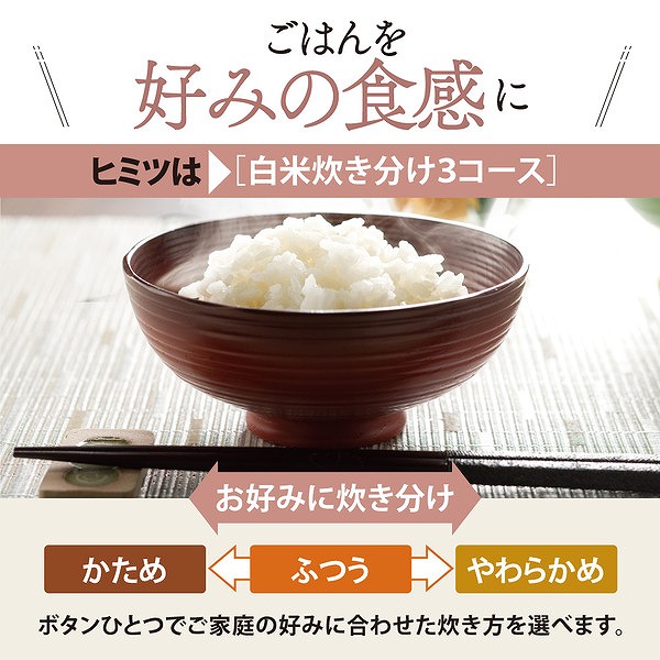 マイコン炊飯ジャー 極め炊き 1升 ホワイト