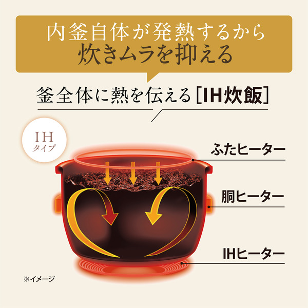 IH炊飯ジャー 極め炊き 5.5合 ブラック