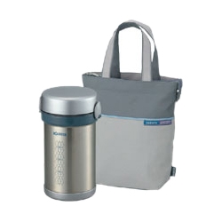 ステンレスランチジャー<お・べ・ん・と> ステンレスシルバー