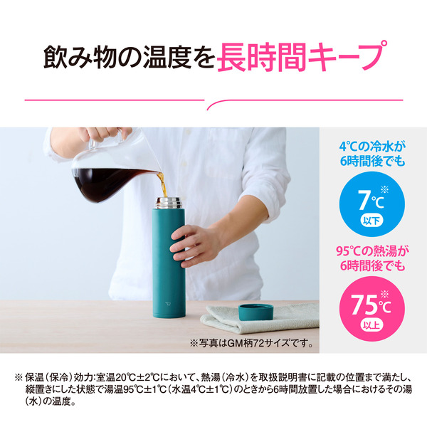 ステンレスマグ アイシーパープル スクリュータイプ 720ml シームレスせん