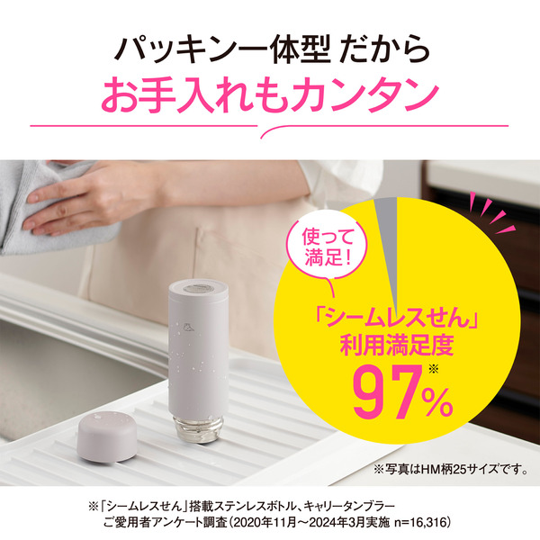 ステンレスマグ ミントグリーン スクリュータイプ 350ml シームレスせん