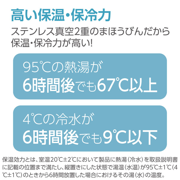 ステンレスマグ ネイビー ワンタッチオープン 360ml