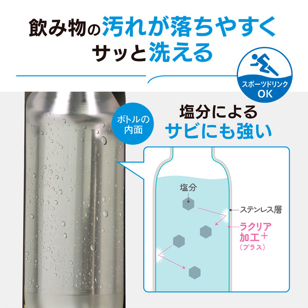 ステンレスマグ 480ml ベアベージュ TUFF シームレスせん