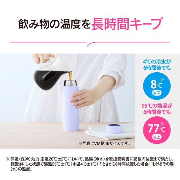 ステンレスマグ ポピーレッド スクリュー 480ml シームレスせん