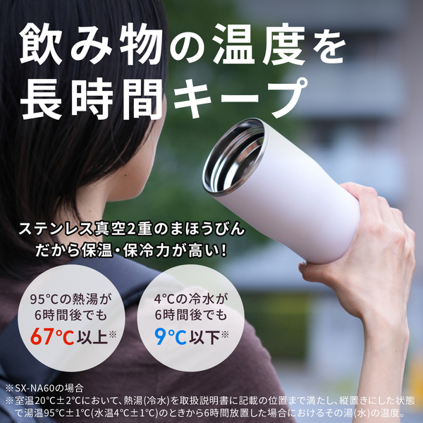 ステンレスマグ ストーングレー 600ml スクリュー シームレスせん