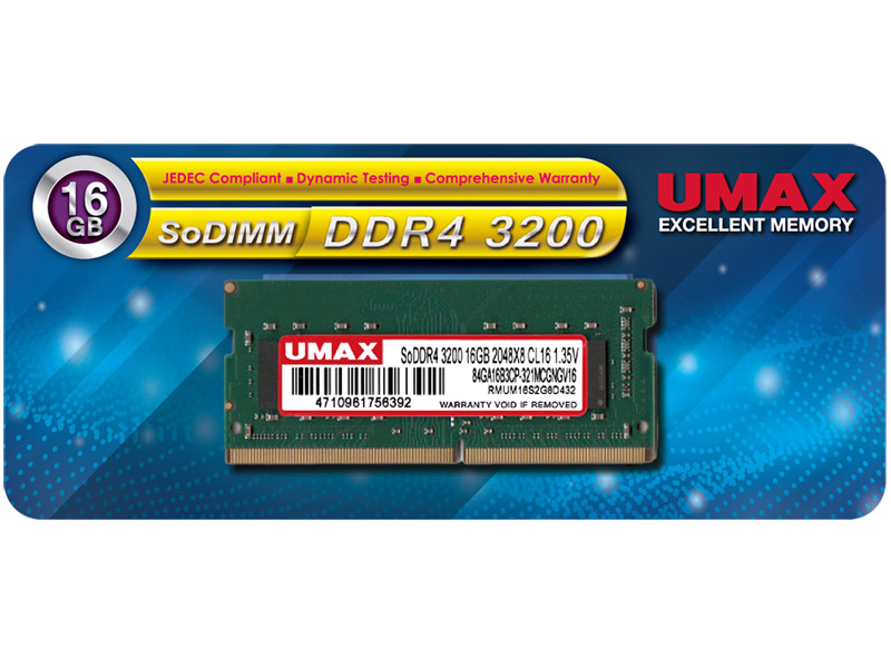 ノートPC用メモリー SO-DIMM DDR4-3200 16GB 1枚組