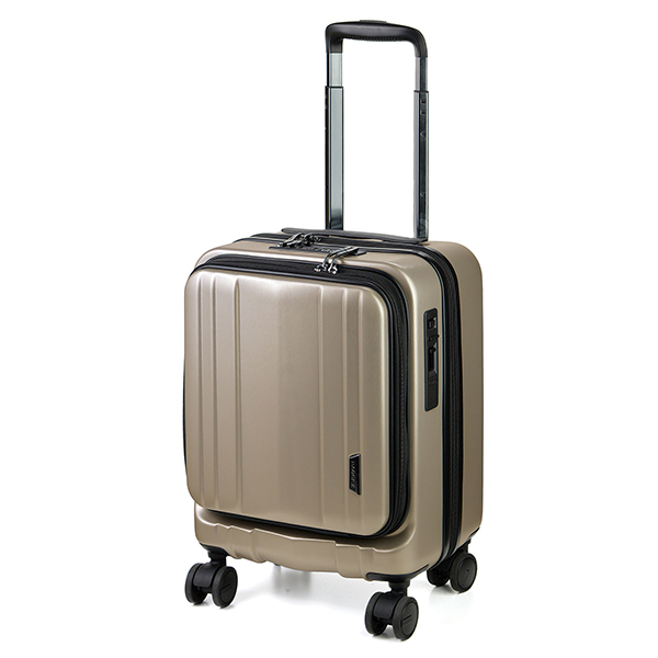 キャリーケース BAGGEX サイレス キャリーケース縦型S シャンパンゴールド