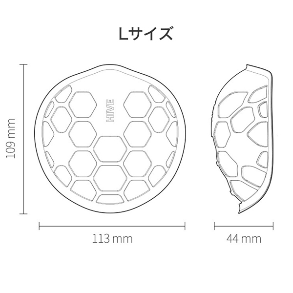 マスクの下に快適空間を作り出すインナーマスク「マスクポン」 おおきめサイズ Lサイズ 3個セット