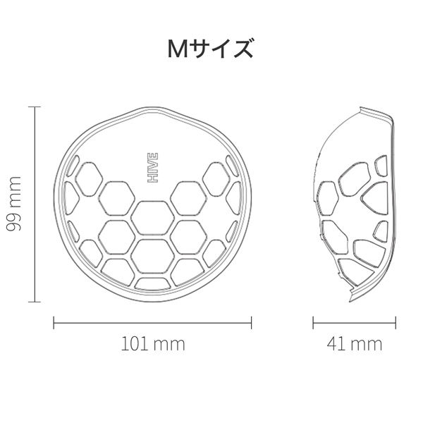 マスクの下に快適空間を作り出すインナーマスク「マスクポン」 普通サイズ Mサイズ 3個セット