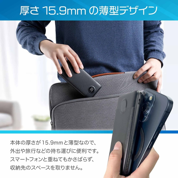 VEGER Power Bank UQ-L10S 10000mAh 20W出力 モバイルバッテリー