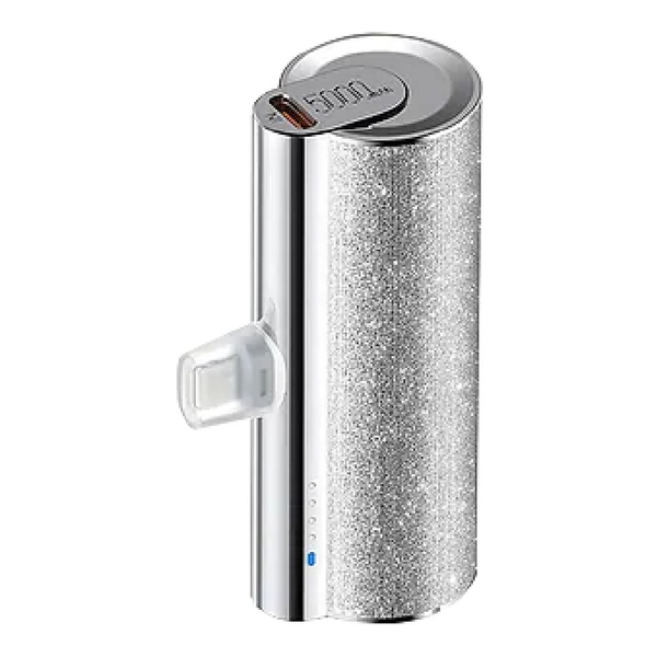 VEGER Power Bank UQ-Lipstick-C パワーバンク 5000mAh Type-C シルバー