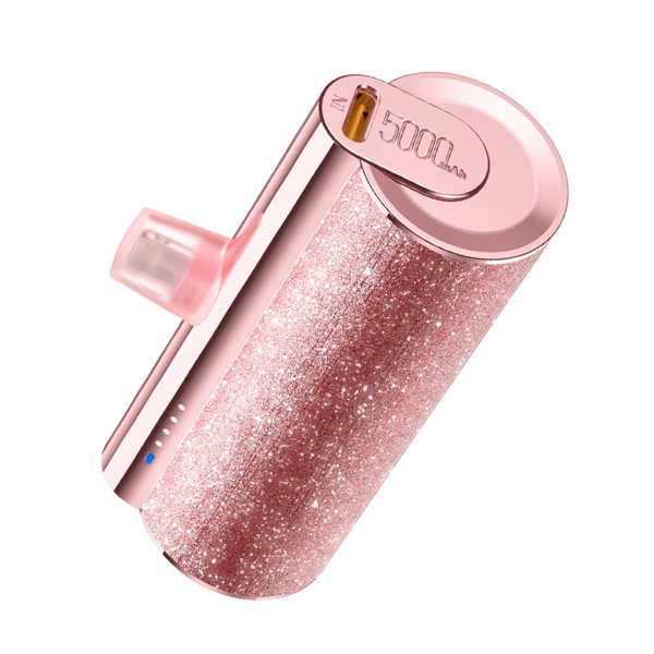 VEGER Power Bank UQ-Lipstick-L パワーバンク 5000mAh Lightning ローズゴールド