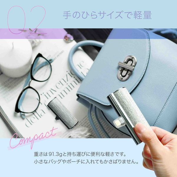 VEGER Power Bank UQ-Lipstick-L パワーバンク 5000mAh Lightning ローズゴールド