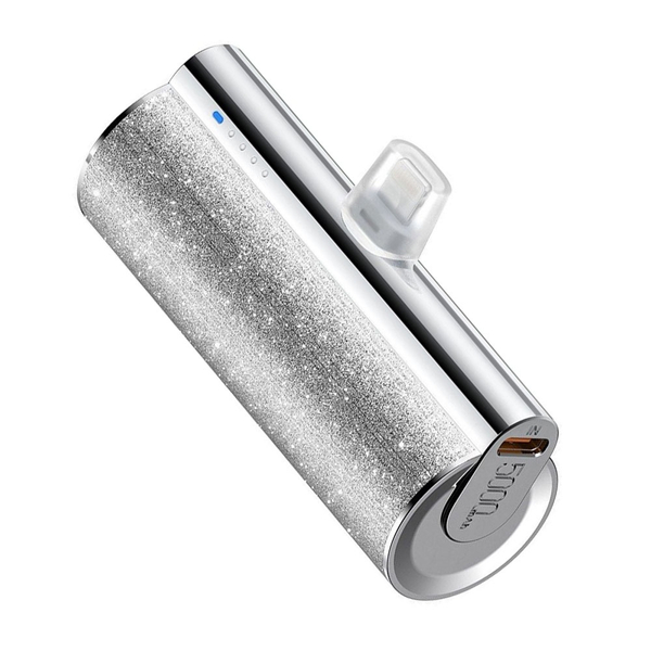 VEGER Power Bank UQ-Lipstick-L パワーバンク 5000mAh Lightning シルバー