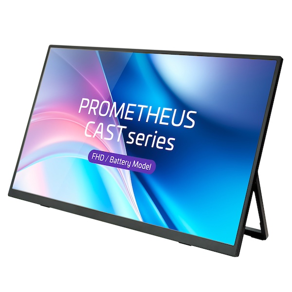 15.6型ワイド液晶ディスプレイ/1920×1080/ワイヤレス無線接続、USB Type-C、HDMI/ブラック/スピーカー/IPSパネル/ノングレア/Direct-WiFi接続