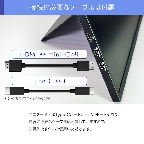 15.6型デュアルワイド液晶ディスプレイ/1920×1080×2画面/USB Type-C、HDMI/ブラック/スピーカー/IPSパネル/ノングレア/折りたたみ式デュアルディスプレイ