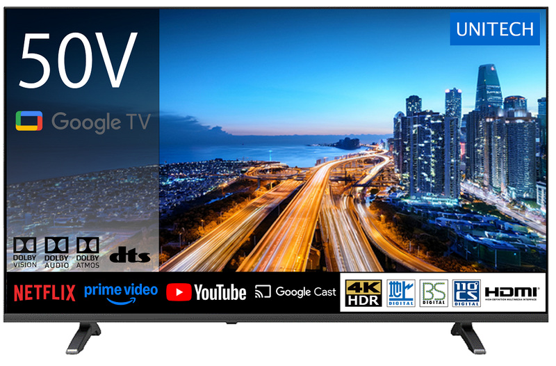 50インチ4K対応BS/CS・地上デジタルGoogleテレビ