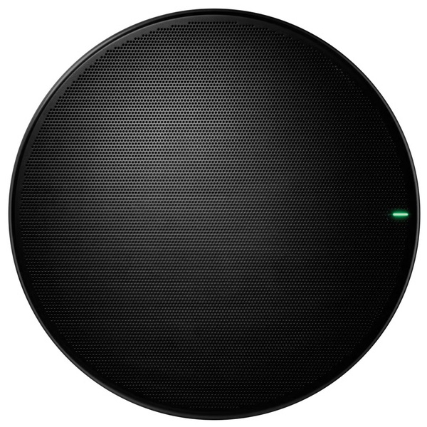 シーリングアレイマイクロホン、ラウンド型、ブラック