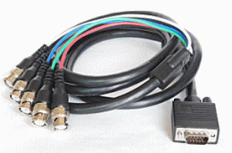 アナログRGB→BNC×5変換ケーブル