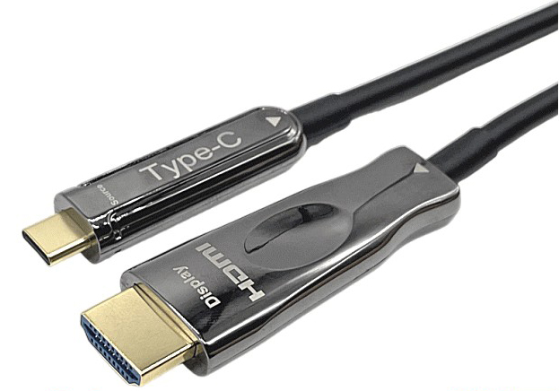 外部電源不要/DP Alt Mode対応/USB Type-C→HDMI変換延長ケーブル 30m