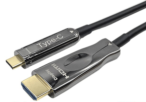 外部電源不要/DP Alt Mode対応/USB Type-C→HDMI変換延長ケーブル 40m