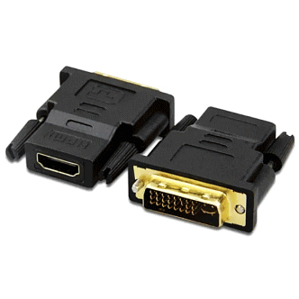 フルHD対応/DVI→HDMI変換アダプタ/双方向変換