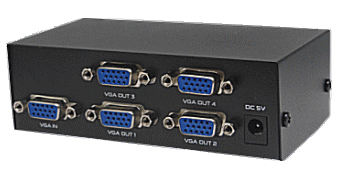 VGAモニタ4分配器（1：4）