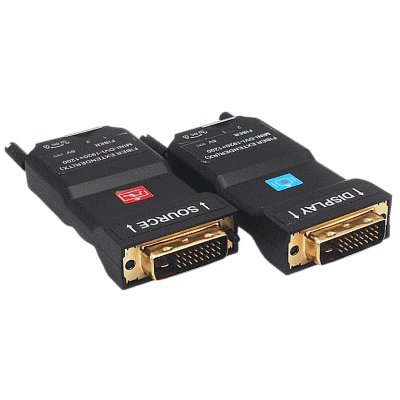 DVIモニタを最大1km延長！放熱対策で熱くならない！/DVIモニタエクステンダー/送受信器セット
