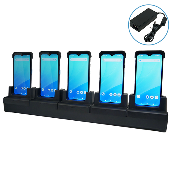 PA768 5スロット充電クレードル、電源アダプタ付属、電源コード別売(1010-600382G-3P)