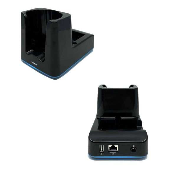 HT730 Plus用シングルスロット Ethernet 充電クレードル、電源アダプタ付属、電源コード付属