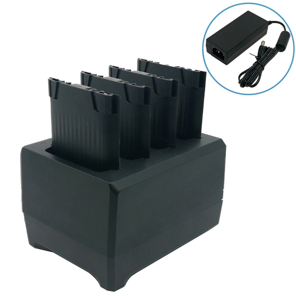 PA768用4スロットバッテリ充電器、ACアダプタ付属