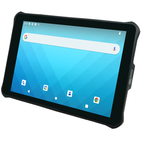 RT112 Androidタブレット、スキャナなし、4G LTE、WiFi、カメラ、GPS、NFC、バッテリ、USB-Cアダプタ (電源コード別売)