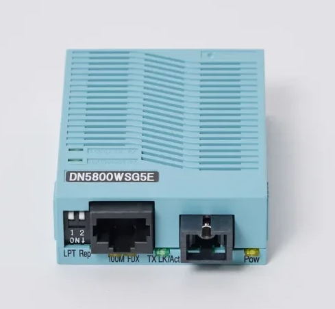 （日本製）メディアコンバータ ⇒10/100M兼用、MMF/SMF1心 DN5800WSG3E対向