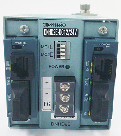 メディアコンバータ収納DC12/24V電源BOX（DINレール対応）