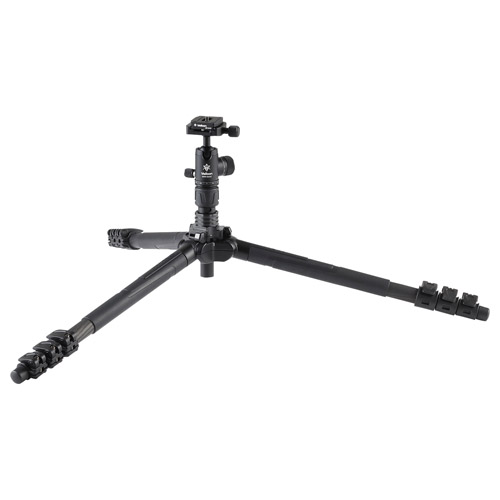 中型トラベルカーボン三脚 GUT-E543 AS 自由雲台付 4段 アルカスイス互換