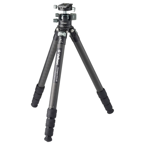 大型カーボン三脚 カルマーニュ N743 MT 自由雲台付 4段