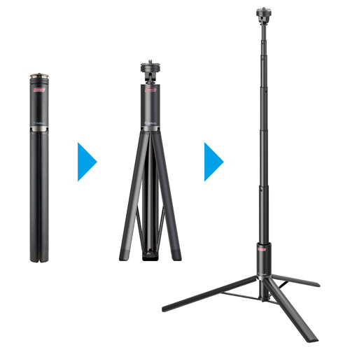 Coleman マルチスタンド ロング ブラック