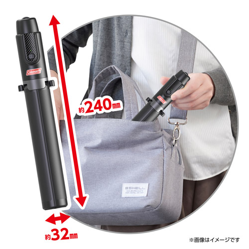 Coleman セルフィースタンド ロング ブラック