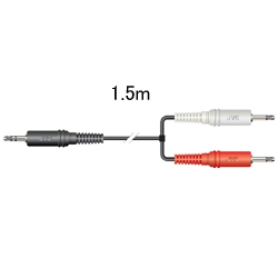 ステレオミニプラグ（R入）-ミニプラグX2（1.5M）