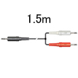 ステレオミニプラグ（R入）-ミニプラグX2（1.5M）