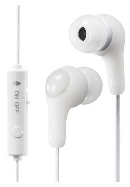 マイク付きインナーヘッドホン（ホワイト）