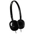 ヘッドバンド式ポータブルステレオヘッドホン（ブラック）