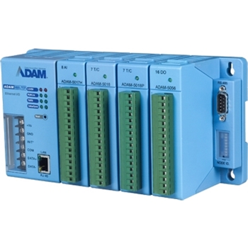 ADAM-5000シリーズ Ethernetネットワーク用8スロット分散型I/Oシステム