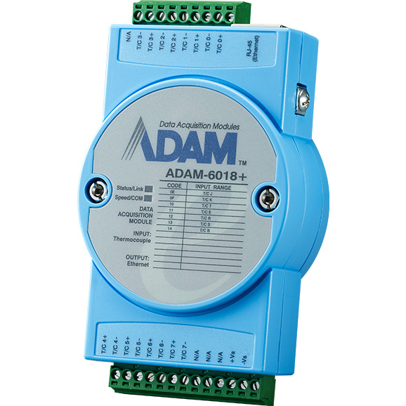 ADAM-6000シリーズ 8チャンネル絶縁熱電対入力モジュール