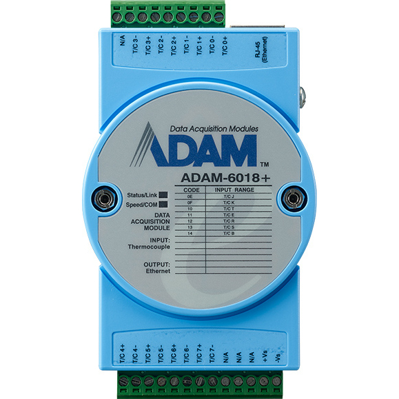ADAM-6000シリーズ 8チャンネル絶縁熱電対入力モジュール